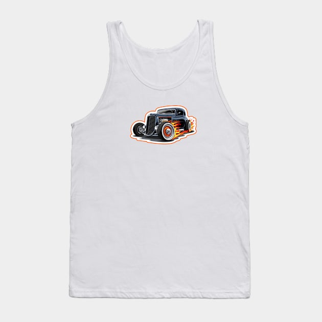 Hot Rod Car Tank Top by Wilcox PhotoArt